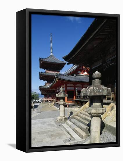 Stars Leading to Kiyomizu-Dera Temple (Temple of Pure Water)-null-Framed Premier Image Canvas