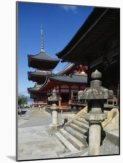 Stars Leading to Kiyomizu-Dera Temple (Temple of Pure Water)-null-Mounted Giclee Print