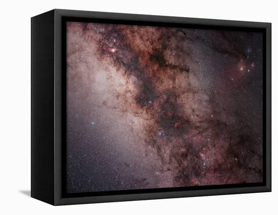 Stars, Nebulae and Dust Clouds around the Center of the Milky Way-null-Framed Premier Image Canvas