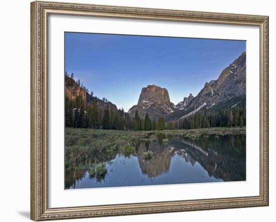 Stars over Square Top Mountain-Andrew R. Slaton-Framed Photographic Print