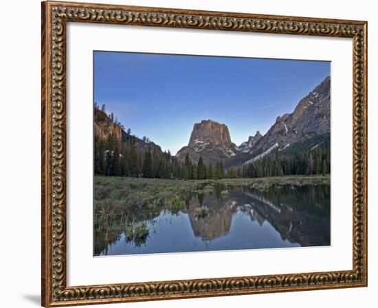 Stars over Square Top Mountain-Andrew R. Slaton-Framed Photographic Print