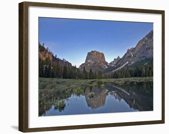 Stars over Square Top Mountain-Andrew R. Slaton-Framed Photographic Print