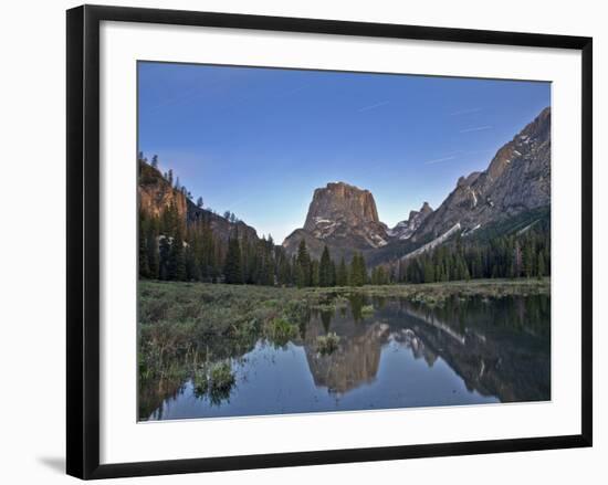 Stars over Square Top Mountain-Andrew R. Slaton-Framed Photographic Print