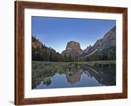 Stars over Square Top Mountain-Andrew R. Slaton-Framed Photographic Print