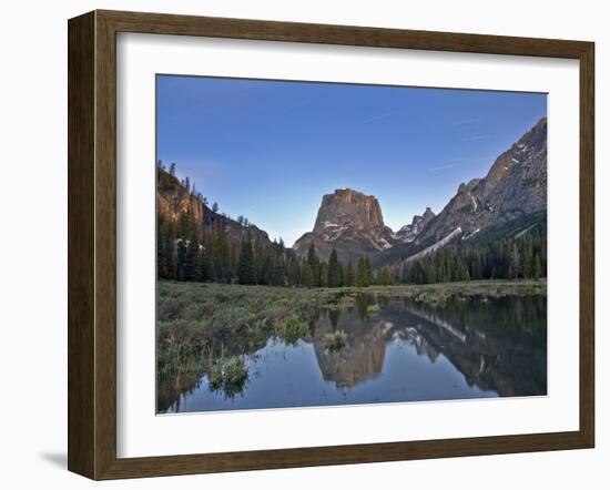 Stars over Square Top Mountain-Andrew R. Slaton-Framed Photographic Print