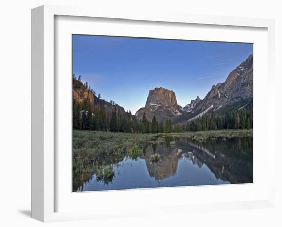 Stars over Square Top Mountain-Andrew R. Slaton-Framed Photographic Print