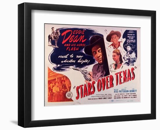 Stars Over Texas, 1946-null-Framed Premium Giclee Print