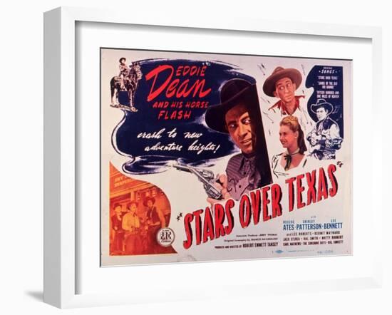 Stars Over Texas, 1946-null-Framed Art Print