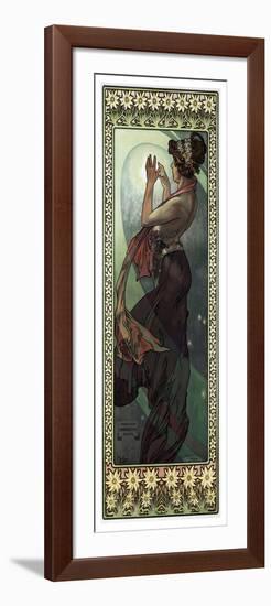 Stars: the Moon', 1902 (Print)-Alphonse Marie Mucha-Framed Giclee Print