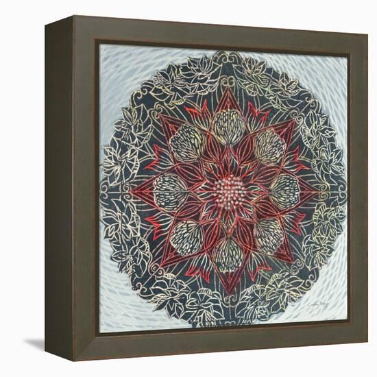 Starshine Mandala II-Candra Boggs-Framed Stretched Canvas