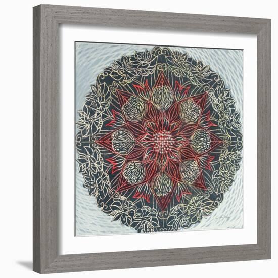 Starshine Mandala II-Candra Boggs-Framed Art Print