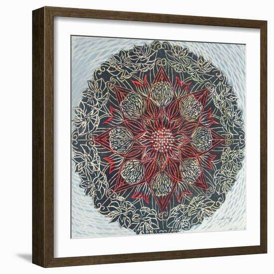 Starshine Mandala II-Candra Boggs-Framed Art Print