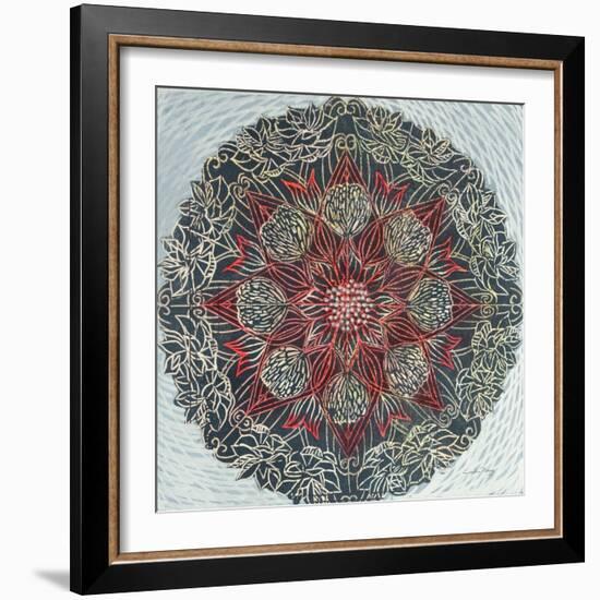 Starshine Mandala II-Candra Boggs-Framed Art Print