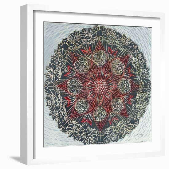 Starshine Mandala II-Candra Boggs-Framed Art Print