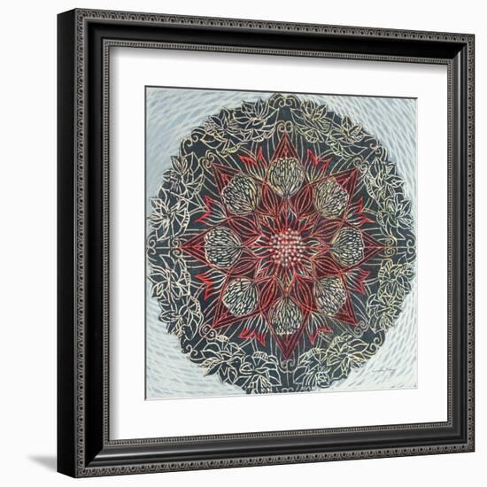 Starshine Mandala II-Candra Boggs-Framed Art Print