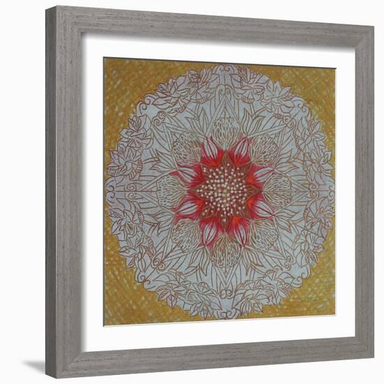 Starshine Mandala III-Candra Boggs-Framed Art Print