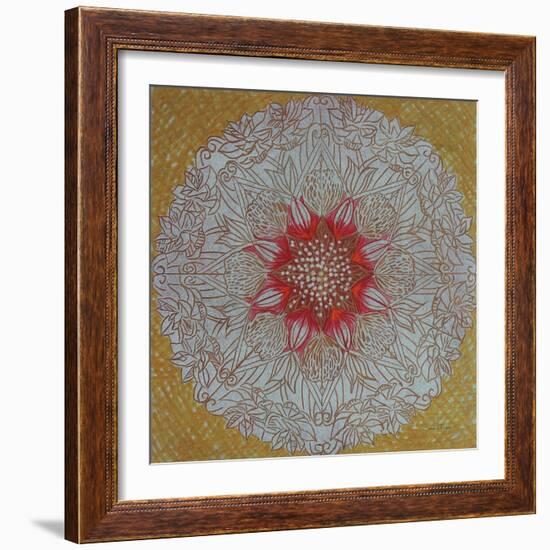 Starshine Mandala III-Candra Boggs-Framed Art Print