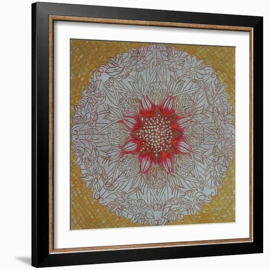 Starshine Mandala III-Candra Boggs-Framed Art Print