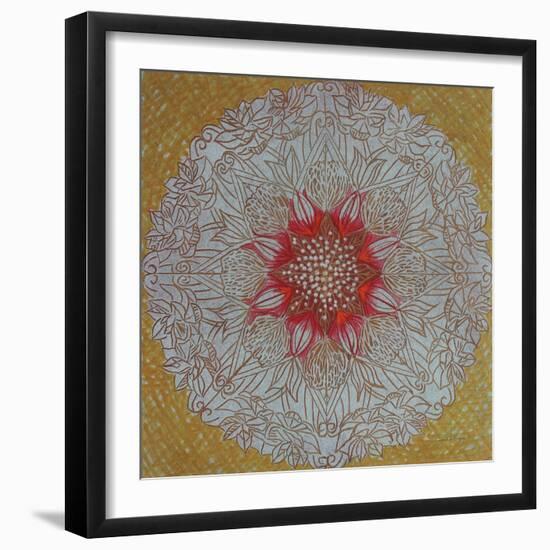 Starshine Mandala III-Candra Boggs-Framed Art Print