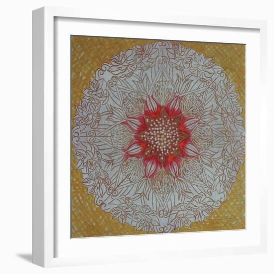 Starshine Mandala III-Candra Boggs-Framed Art Print