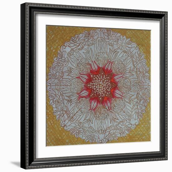 Starshine Mandala III-Candra Boggs-Framed Art Print