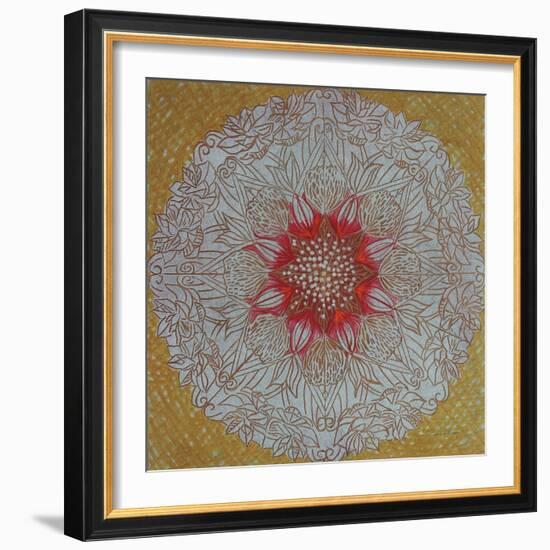 Starshine Mandala III-Candra Boggs-Framed Art Print