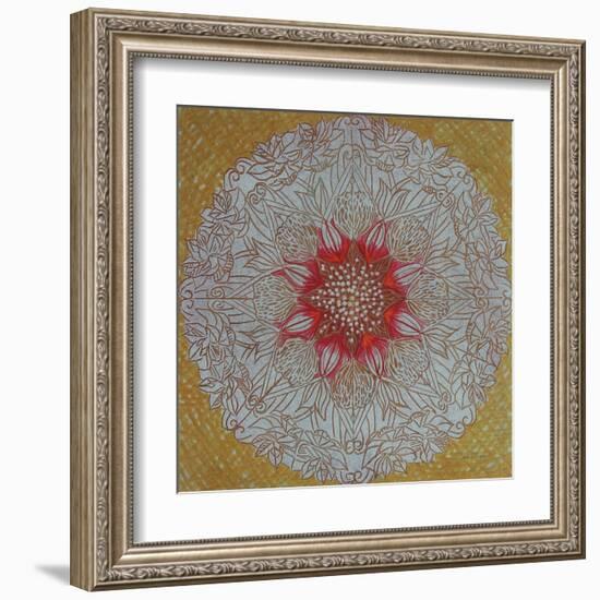 Starshine Mandala III-Candra Boggs-Framed Art Print