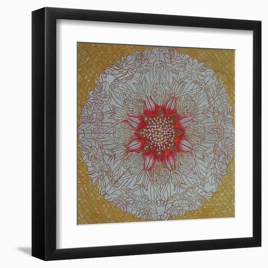 Starshine Mandala III-Candra Boggs-Framed Art Print