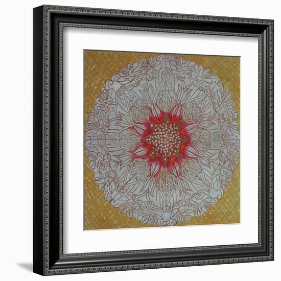Starshine Mandala III-Candra Boggs-Framed Art Print