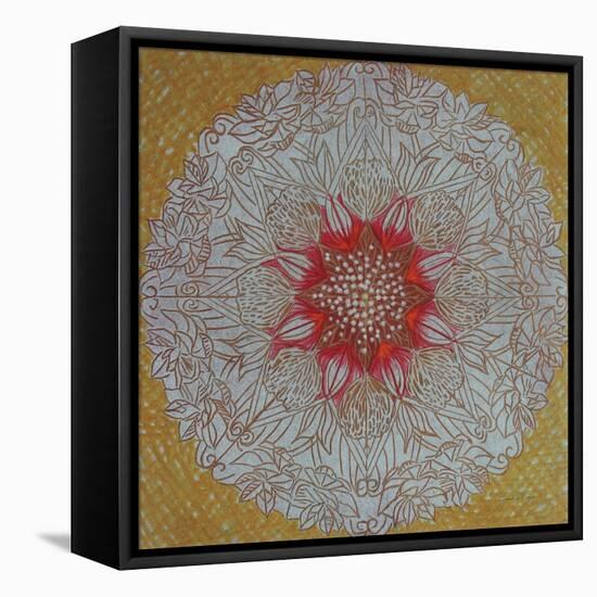 Starshine Mandala III-Candra Boggs-Framed Stretched Canvas
