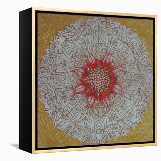 Starshine Mandala III-Candra Boggs-Framed Stretched Canvas