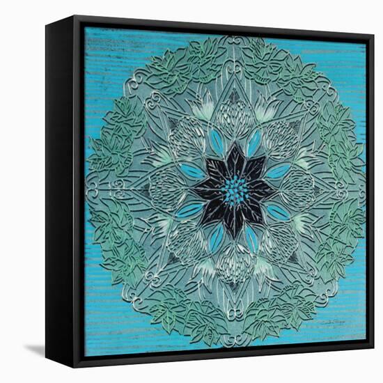 Starshine Mandala IV-Candra Boggs-Framed Stretched Canvas