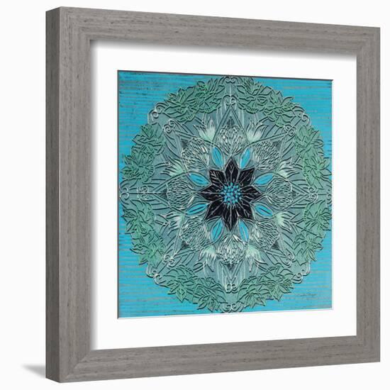 Starshine Mandala IV-Candra Boggs-Framed Art Print