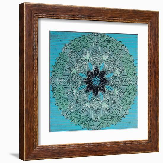 Starshine Mandala IV-Candra Boggs-Framed Art Print