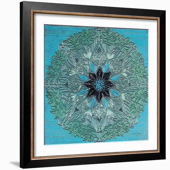 Starshine Mandala IV-Candra Boggs-Framed Art Print