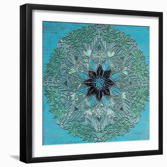 Starshine Mandala IV-Candra Boggs-Framed Art Print