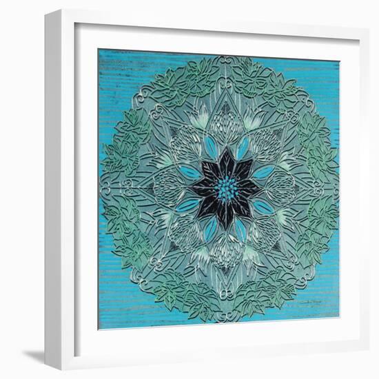 Starshine Mandala IV-Candra Boggs-Framed Art Print