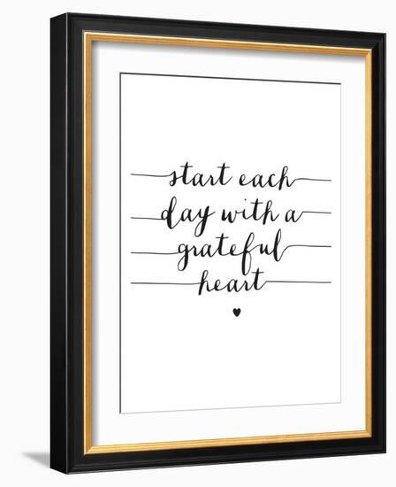Start Each Day With A Grateful Heart-Brett Wilson-Framed Art Print