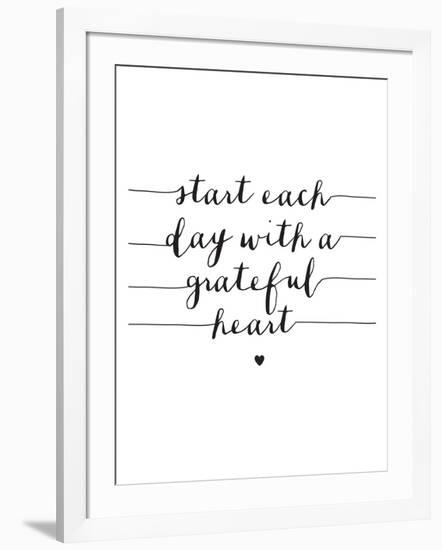 Start Each Day With A Grateful Heart-Brett Wilson-Framed Art Print