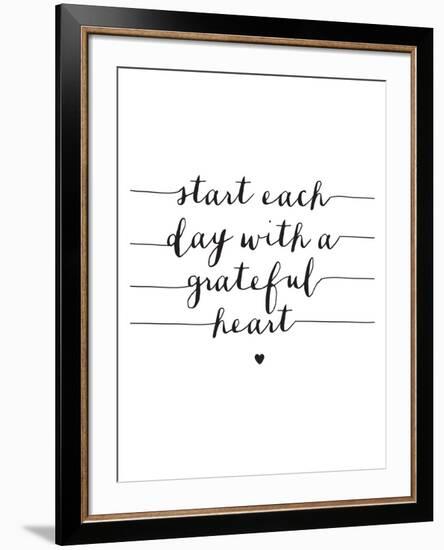 Start Each Day With A Grateful Heart-Brett Wilson-Framed Art Print