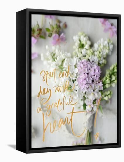 Start Each Day-Sarah Gardner-Framed Stretched Canvas