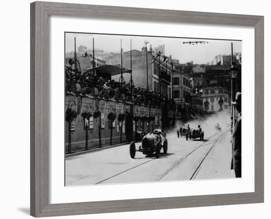Start of the Inaugural Monaco Grand Prix, 1929-null-Framed Photographic Print