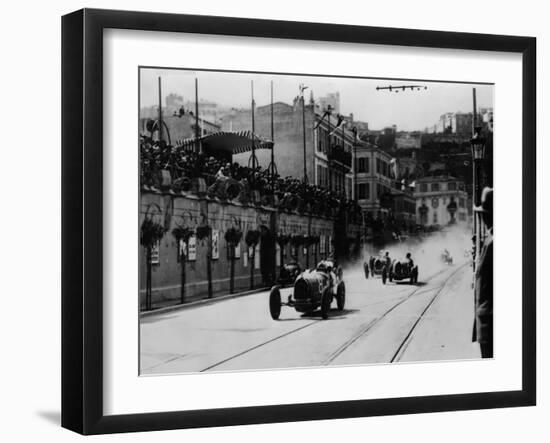 Start of the Inaugural Monaco Grand Prix, 1929-null-Framed Photographic Print