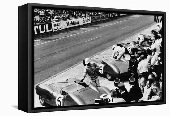 Start of the Le Mans 24 Hours, France, 1959-null-Framed Premier Image Canvas