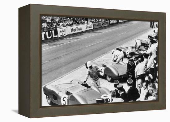 Start of the Le Mans 24 Hours, France, 1959-null-Framed Stretched Canvas