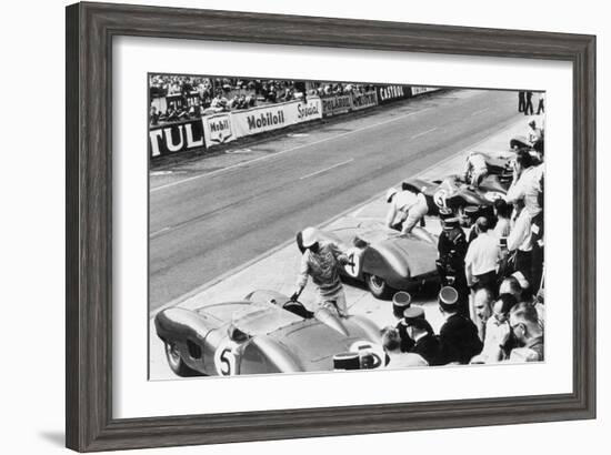 Start of the Le Mans 24 Hours, France, 1959-null-Framed Photo