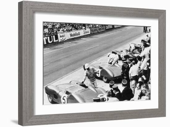 Start of the Le Mans 24 Hours, France, 1959-null-Framed Photo