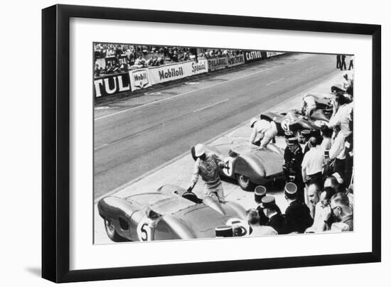 Start of the Le Mans 24 Hours, France, 1959-null-Framed Photo