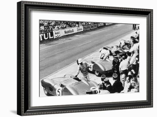 Start of the Le Mans 24 Hours, France, 1959-null-Framed Photo