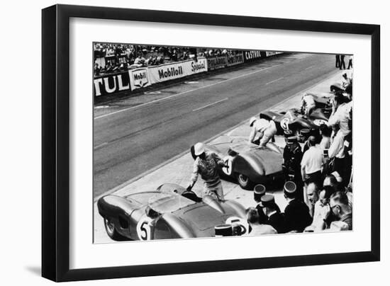 Start of the Le Mans 24 Hours, France, 1959-null-Framed Photographic Print
